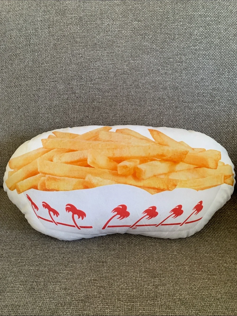 In N Out Burger French Fry Accent Pillow 17” Home Accent Plush Stuffed